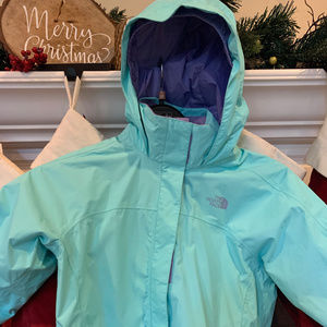 The North Face Mint Girls Rain Jacket
